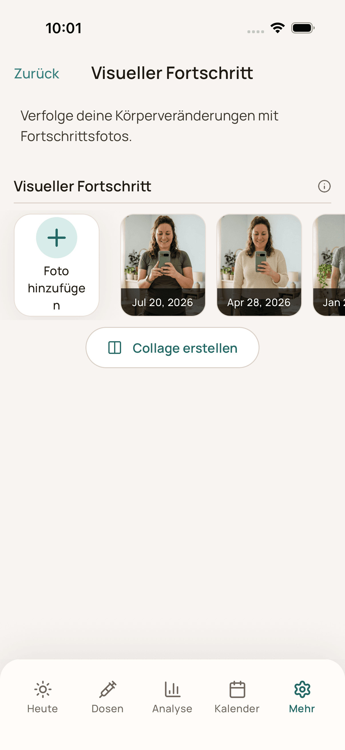 Visueller Fortschritt