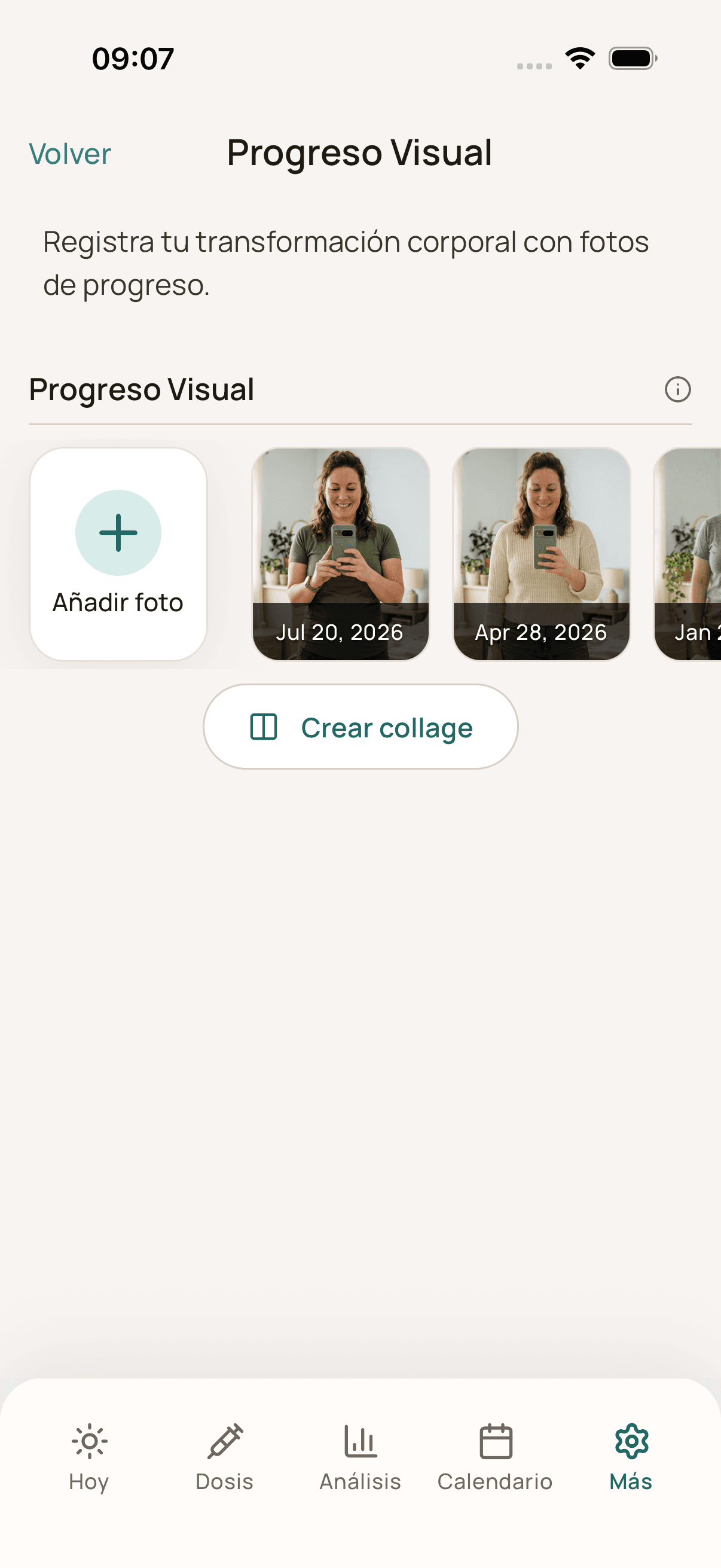 Progreso visual