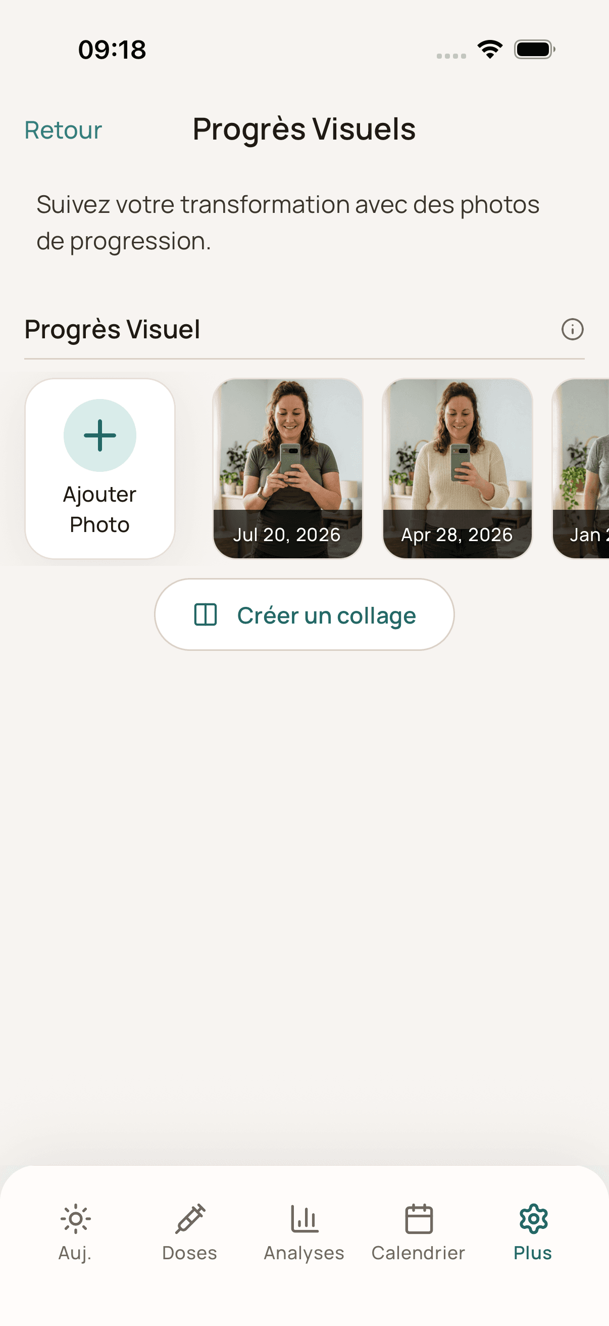 Progrès visuel